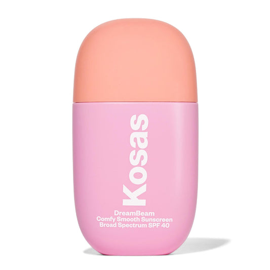 Kosas DreamBeam SPF 40 Mineral Sunscreen for Face + Makeup Prep – Lightweight Hydrating Sun Protection, 40 ml