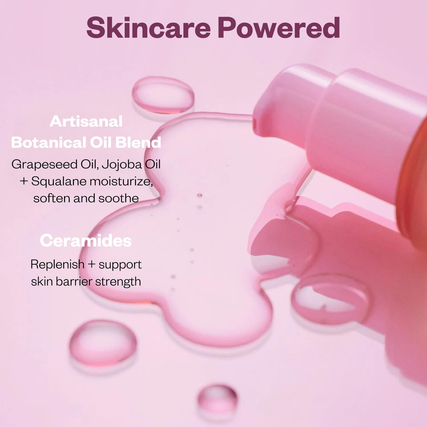 Kosas Plump + Juicy Cushiony Calm Botanical Cleansing Oil – Hydrating Makeup Remover for Sensitive Skin, Non-Greasy Oil Cleanser with Ceramides & Squalane for Soft, Soothed Skin