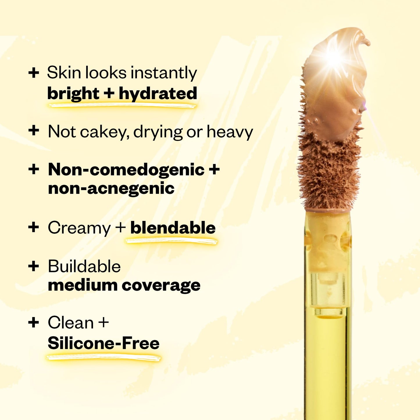 Kosas Mini Revealer Concealer - Medium Coverage Makeup, Conceals Dark Circles Under the Eyes, Dark Spots and Blemishes (Tone 07)
